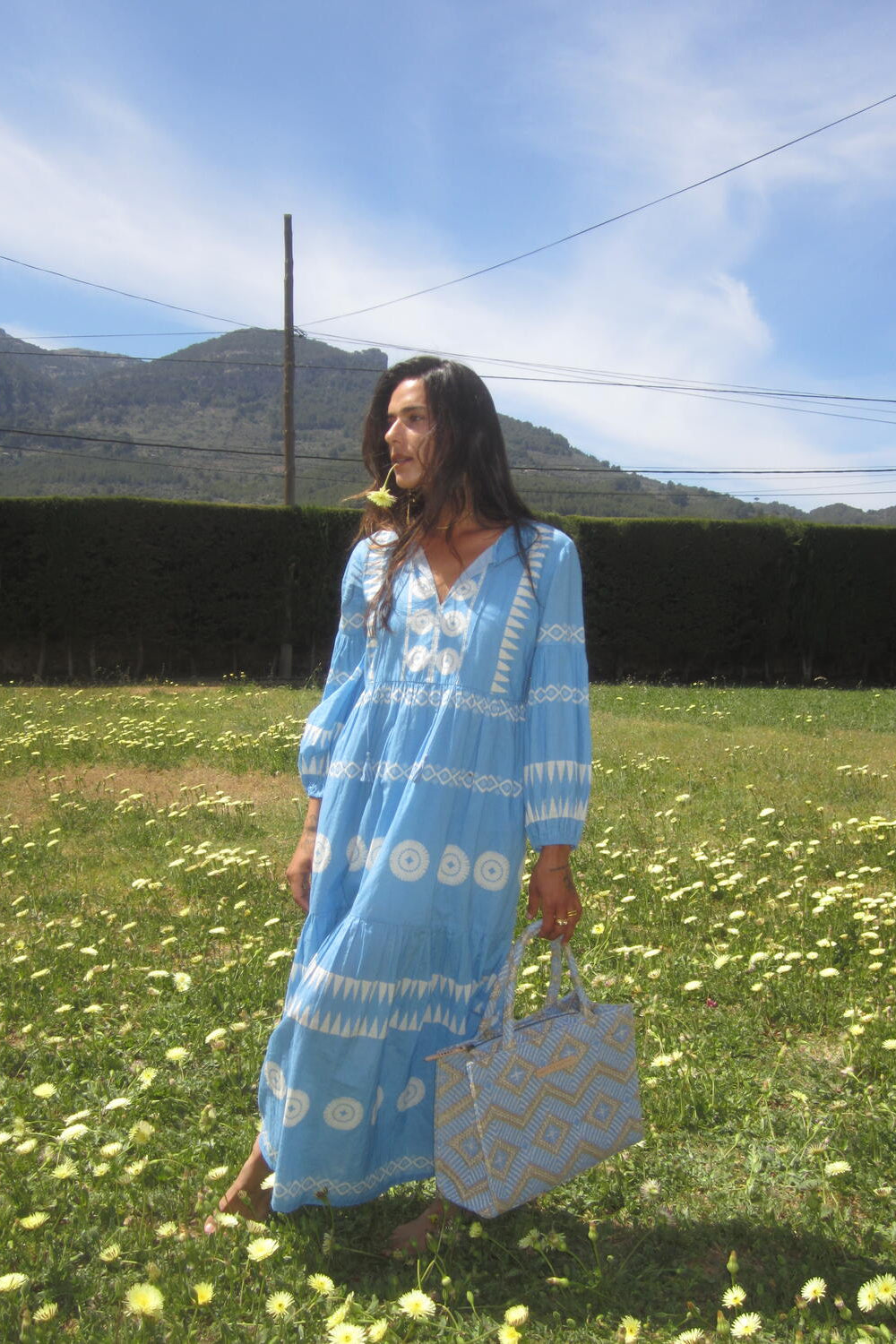 La Rambla shopper, mellem - Aquamarine